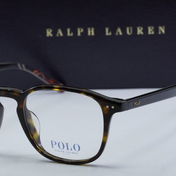 Polo Ralph Laurent PH2254F 5003 Rectangle Eyeglasses - Shiny Dark Havana 51mm - Picture 3 of 8